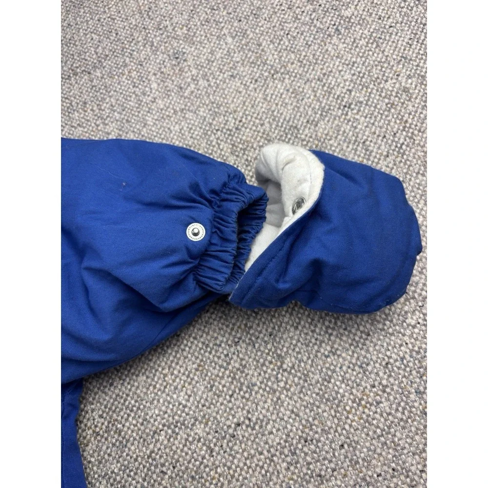 VTG Buffalo Bills NFL Kids Touchdown Club Snowsuit 6/9M Blue Winter Baby Bunting